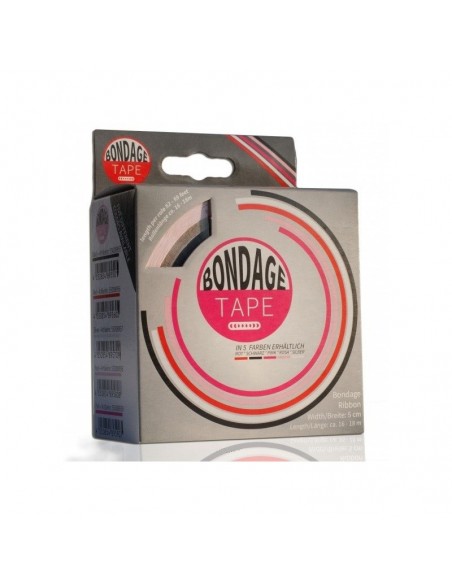 Taśma BDSM Bondage Tape Rose - Taśmy, szarfy do krępowania - 1