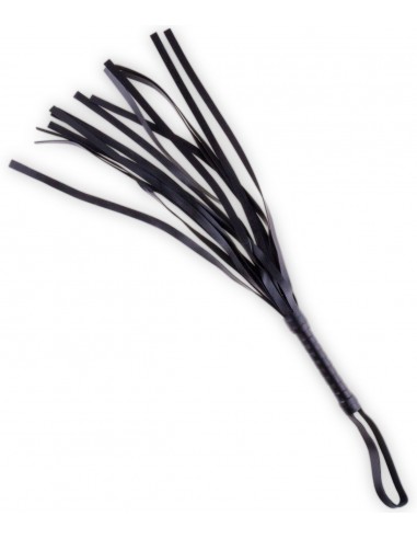 Pejcz BDSM Whip Kunstleder Black 41Cm - Baty, pejcze i packi - 1