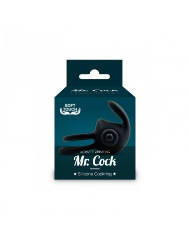 Pierścień na penisa z wibracjami  Ultimate Silicone Czarny - Pierścienie erekcyjne wibrujące - 5