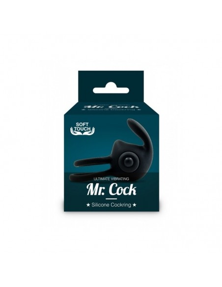 Pierścień na penisa z wibracjami  Ultimate Silicone Czarny - Pierścienie erekcyjne wibrujące - 5