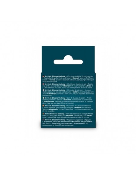 Pierścień na penisa z wibracjami  Ultimate Silicone Czarny - Pierścienie erekcyjne wibrujące - 6