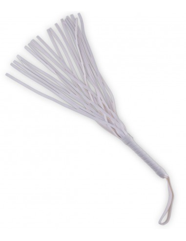 Pejcz BDSM Whip Kunstleder White 41Cm - Baty, pejcze i packi - 1