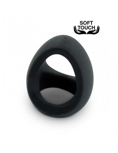 Pierścień erekcyjny Mr. Cock Drop Silicone Cockring Black - Pierścienie erekcyjne niewibrujące - 3
