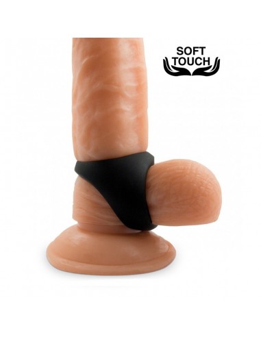 Pierścień erekcyjny Mr. Cock Drop Silicone Cockring Black - Pierścienie erekcyjne niewibrujące - 4