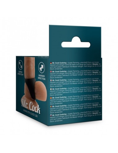 Pierścień erekcyjny Mr. Cock Drop Silicone Cockring Black - Pierścienie erekcyjne niewibrujące - 5