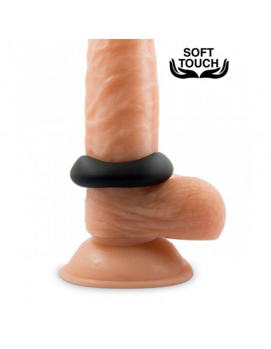 Pierścień erekcyjny Mr. Cock Polygon Silicone Cockring Black - Pierścienie erekcyjne niewibrujące - 4