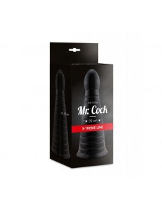 Dildo analne XXL Mr.Cock X-Treme Line Cone Black 26 cm - Ogromne Korki Analne XXL - 1 2