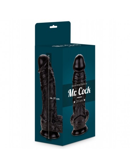 Dildo Gigant XXL Mr. Cock 31 cm Czarny - Dilda giganty - 2