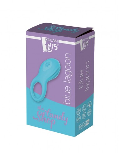Pierścień Na Penisa Wibrujący The Candy Shop Niebieski Lagoon - Pierścienie erekcyjne wibrujące - 8