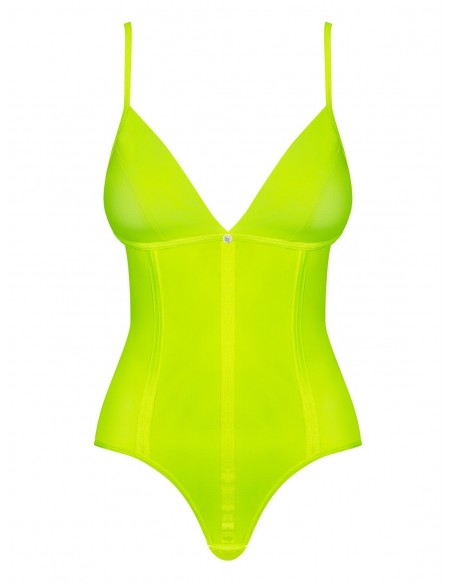 Uwodzicielska Bielizna Neonia Body Żółty - Body - 5