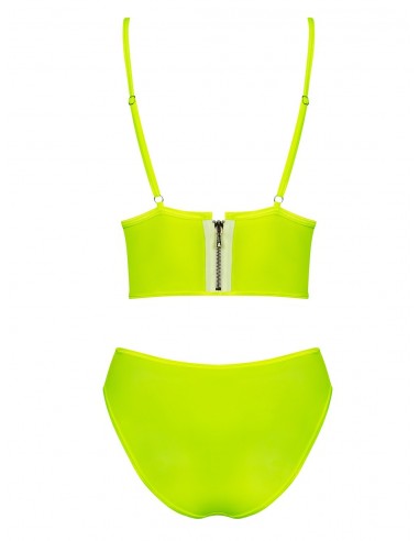 Komplet bielizny Neonia Top I Figi Żółty  S/M - Komplety bielizny erotycznej - 6