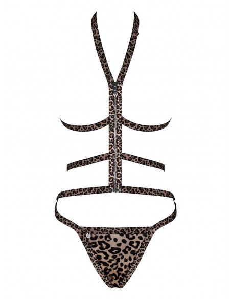 Komplet Bielizny Tigrita 2-Częściowy Brązowy Xl/Xxl - Komplety bielizny erotycznej - 5