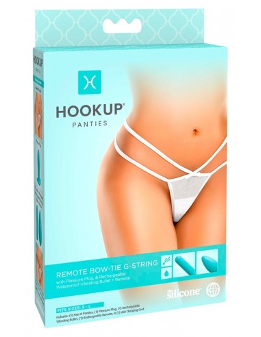 Stymulator Remote Bow-Tie G-String S-L - Stymulatory i wibratory dla par - 2