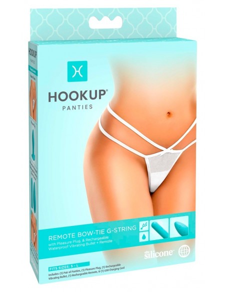 Stymulator Remote Bow-Tie G-String S-L - Stymulatory i wibratory dla par - 2