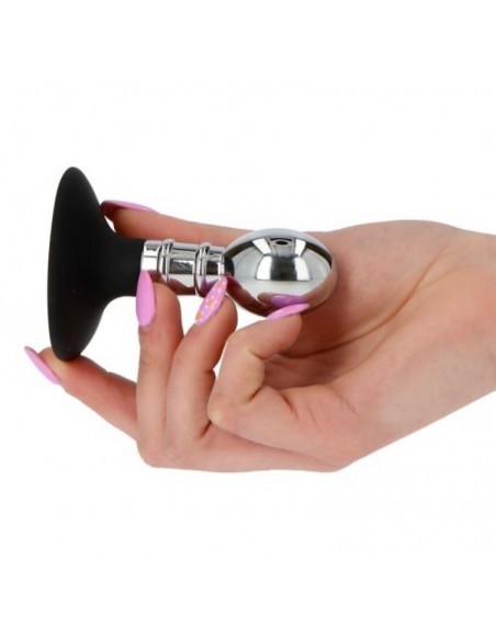 Stalowy plug analny Pleasure Sphere - Korki analne stalowe - 3