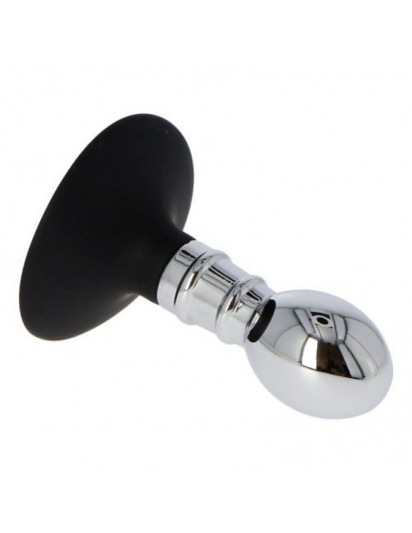 Stalowy plug analny Pleasure Sphere - Korki analne stalowe - 4