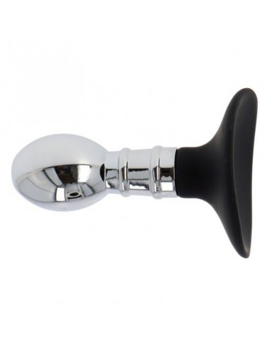 Stalowy plug analny Pleasure Sphere - Korki analne stalowe - 5