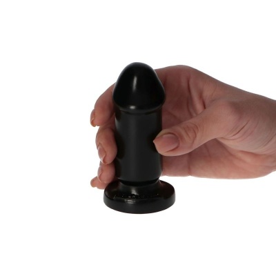 Dildo analne Mio Black 8 cm z przyssawką dla początkujących - 1
