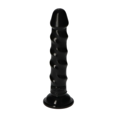 Dildo Ugo Black 14,5 cm czarny z przyssawką - 1 2