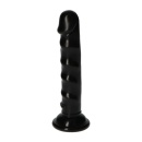 Dildo Ugo Black 14,5 cm czarny z przyssawką - 3