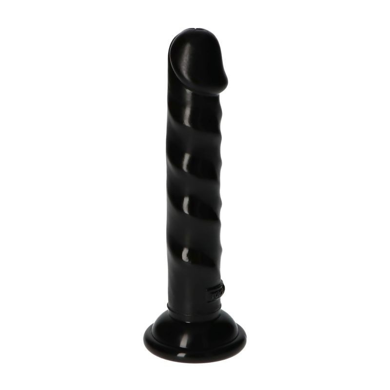 Dildo Ugo Black 14,5 cm czarny z przyssawką - 5
