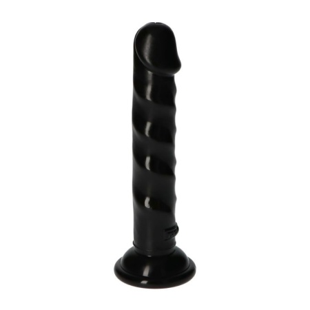Dildo Ugo Black 14,5 cm czarny z przyssawką - 5
