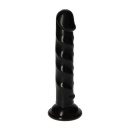 Dildo Ugo Black 14,5 cm czarny z przyssawką - 5