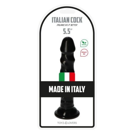 Dildo Ugo Black 14,5 cm czarny z przyssawką - 7