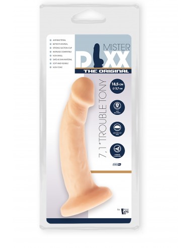 Dildo z cyberskóry Mr. Dixx Trouble Tony 7.1" Dong - Dilda realistyczne - 2