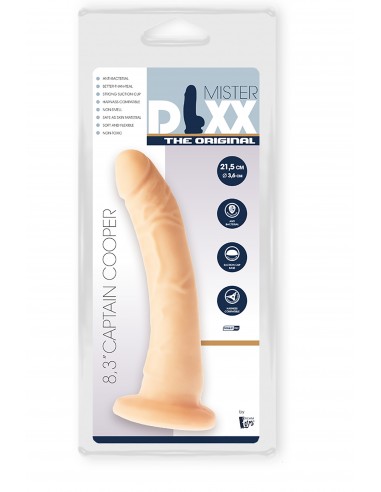 Dildo z cyberskóry Mr. Dixx Captain Cooper 8.3" Dong - Dilda realistyczne - 5