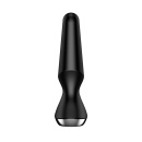 Wibrator analny Plug-ilicious 2 Black - dwa silniki, IPX7, 13,3 cm - 4