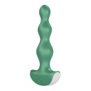 Wibrator analny Lolli Plug 2 Green - kulkowy profil o rosnącej średnicy, 2 silniki, długość 14 cm - 1