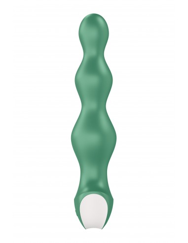 Korek analny wibrujący Lolli Plug 2 Green - Kulki i korki analne wibrujące - 5