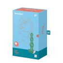 Wibrator analny Lolli Plug 2 Green - kulkowy profil o rosnącej średnicy, 2 silniki, długość 14 cm - 6
