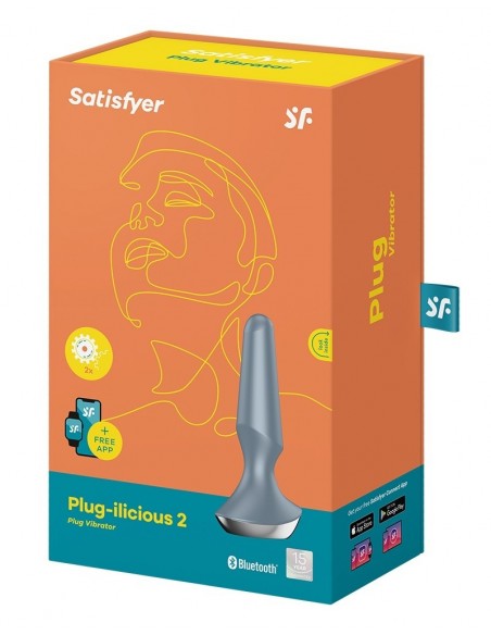 Korek analny wibrujący Ilicious 2 Ice Blue - Kulki i korki analne wibrujące - 5