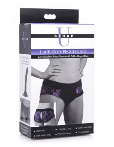 Strap-On Envy Harness With Dildo L-Xl - Strap-ony, dilda na pasku bez wibracji - 5