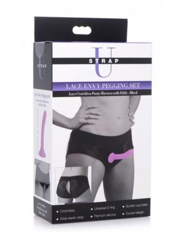 Strap-On Envy Harness With Dildo - Strap-ony, dilda na pasku bez wibracji - 5