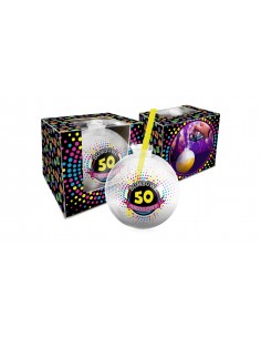 Urodzinowa - szklanka bombka 400ml. - Bombowa 50-tka - Urodziny, 18-stka - 1