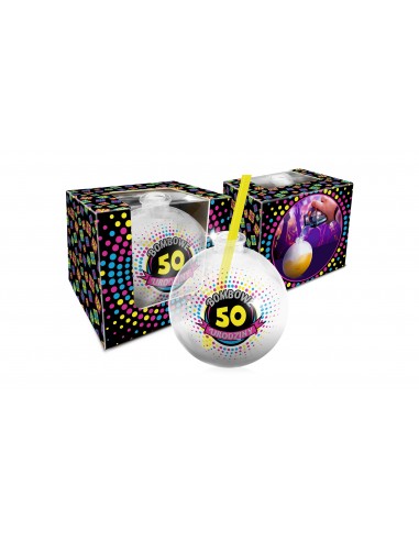 Urodzinowa - szklanka bombka 400ml. - Bombowa 50-tka - Urodziny, 18-stka - 1