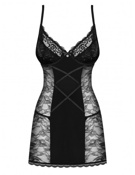 Bielizna nocna 856-Bab-1 Babydoll I Figi L/Xl - Babydoll - 3