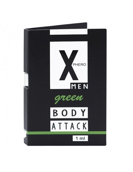 Tester X-Phero Men Green 1 ml - Feromony męskie - 1