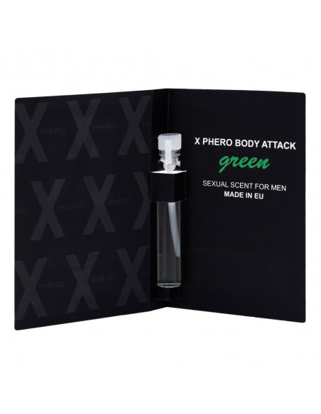 Tester X-Phero Men Green 1 ml - Feromony męskie - 2