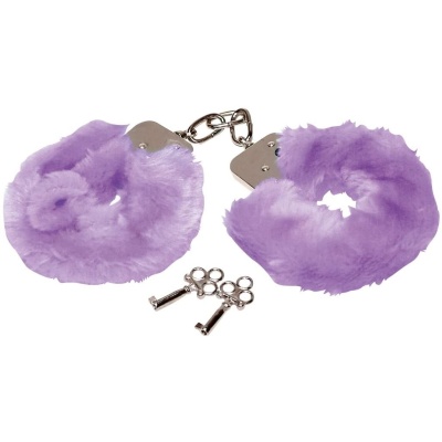 Kajdanki erotyczne - Love Cuffs Purple( fioletowe ) - 1