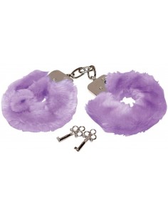 Kajdanki - Love Cuffs Purple( fioletowe ) - Kajdanki erotyczne - 1