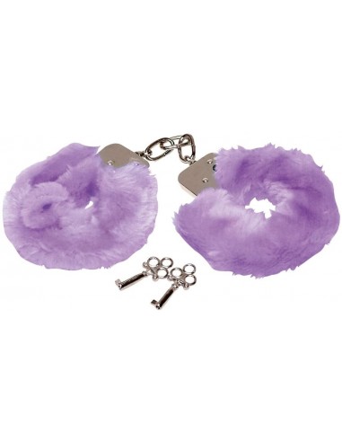 Kajdanki - Love Cuffs Purple( fioletowe ) - Kajdanki erotyczne - 1