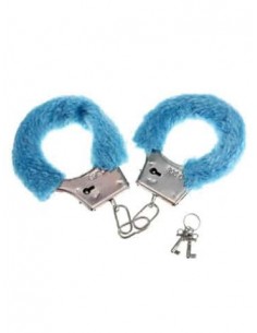 Kajdanki - Love Cuffs Blue ( niebieski ) - Kajdanki erotyczne - 1