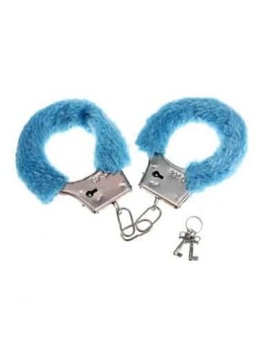 Kajdanki - Love Cuffs Blue ( niebieski ) - Kajdanki erotyczne - 1
