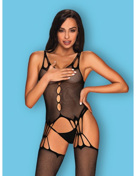 Bodystocking erotyczny G321 Czarny - Bodystocking - 3