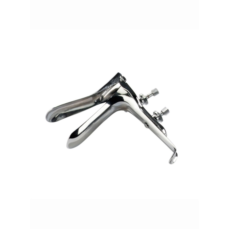Wziernik pochwowy Vagina Speculum Metal z regulacją szerokości szczęk 15 cm - 1