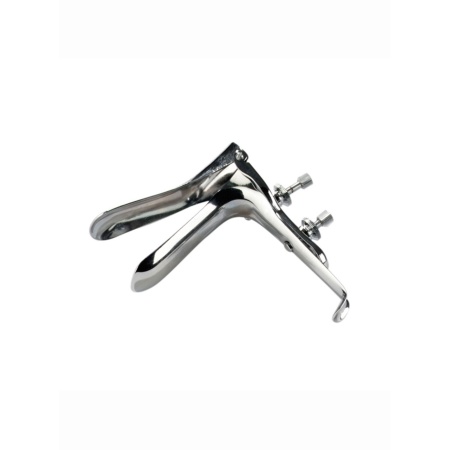 Wziernik pochwowy Vagina Speculum Metal z regulacją szerokości szczęk 15 cm - 1